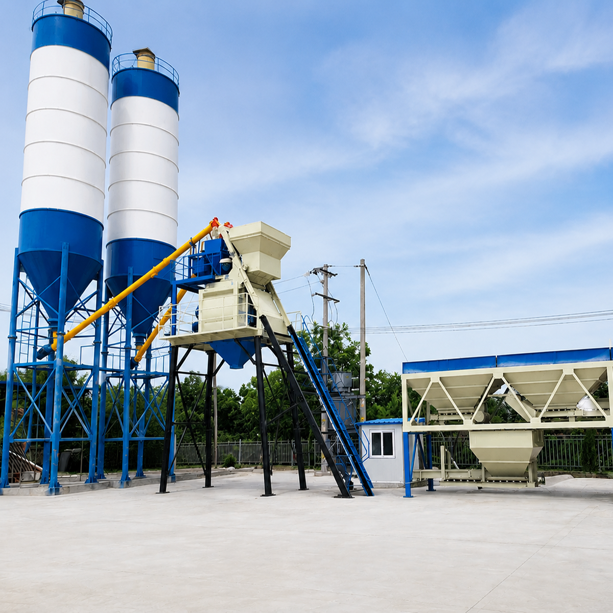 HZS75 Concrete Batching Plant